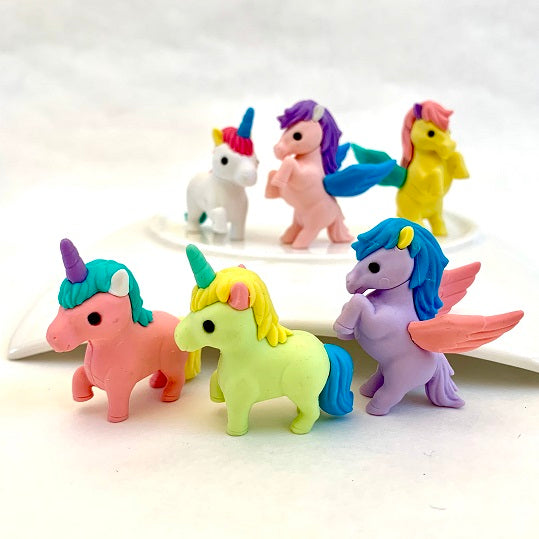 Unicorn & Pegasus Puzzle Eraser Single - Freshie & Zero Studio Shop