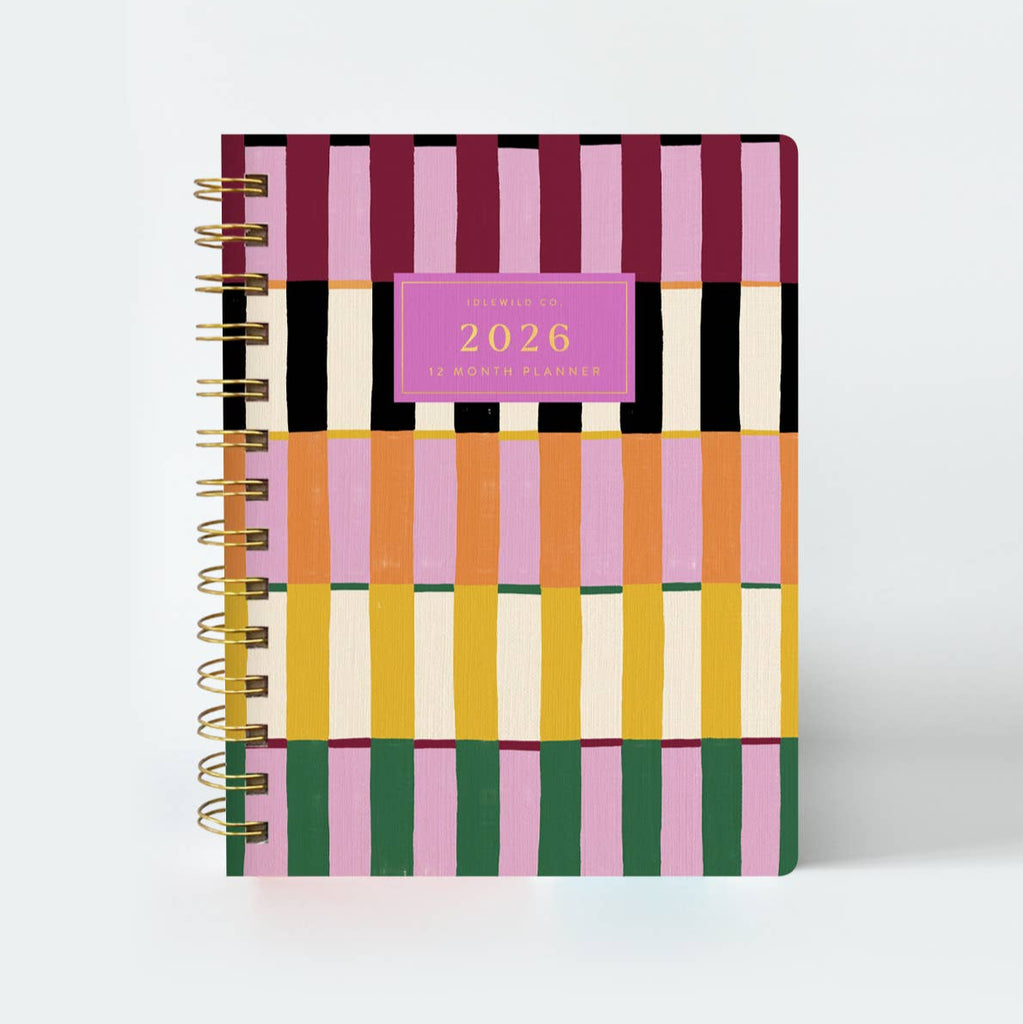 2026 Pocket Size Planner | Painted Stripes - Freshie & Zero Studio Shop