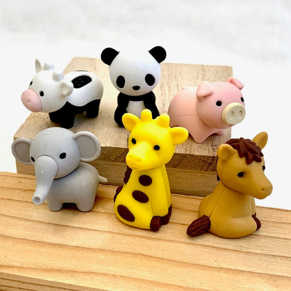 Iwako Zoo Eraser Set of 7 - Freshie & Zero Studio Shop