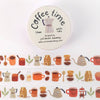 Coffee Time Washi Tape - Freshie & Zero Studio Shop