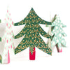 Christmas Trees Paper Concertina Garland by East End Press - Freshie & Zero Studio Shop