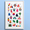 Advent Calendar Paint-By-Numbers Kit - Freshie & Zero Studio Shop