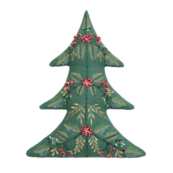 Tree Shaped Embroidered Pillow - Freshie & Zero Studio Shop