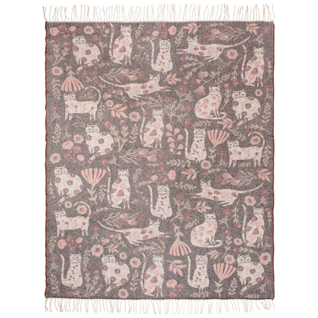 Danica Throw Blanket - Catbloom - Freshie & Zero Studio Shop