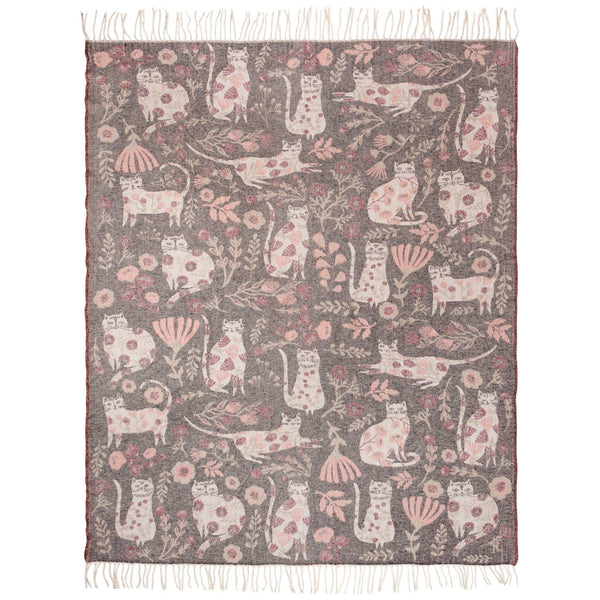Danica Throw Blanket - Catbloom - Freshie & Zero Studio Shop