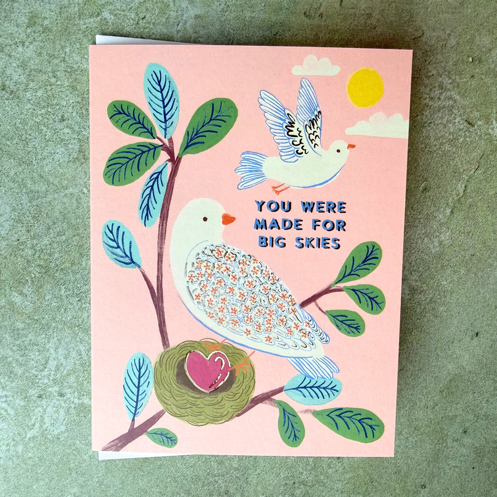 You Were Made for Big Skies Greeting Card - Freshie & Zero Studio Shop