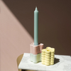 Pink Matte Candle Holder by Octaevo - Freshie & Zero Studio Shop