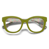 Peepers x Laura Park Reading Glasses: Center Stage - Green/Gasparilla - Freshie & Zero Studio Shop