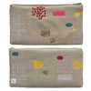 Patches Embroidered Linen Pouch - Freshie & Zero Studio Shop