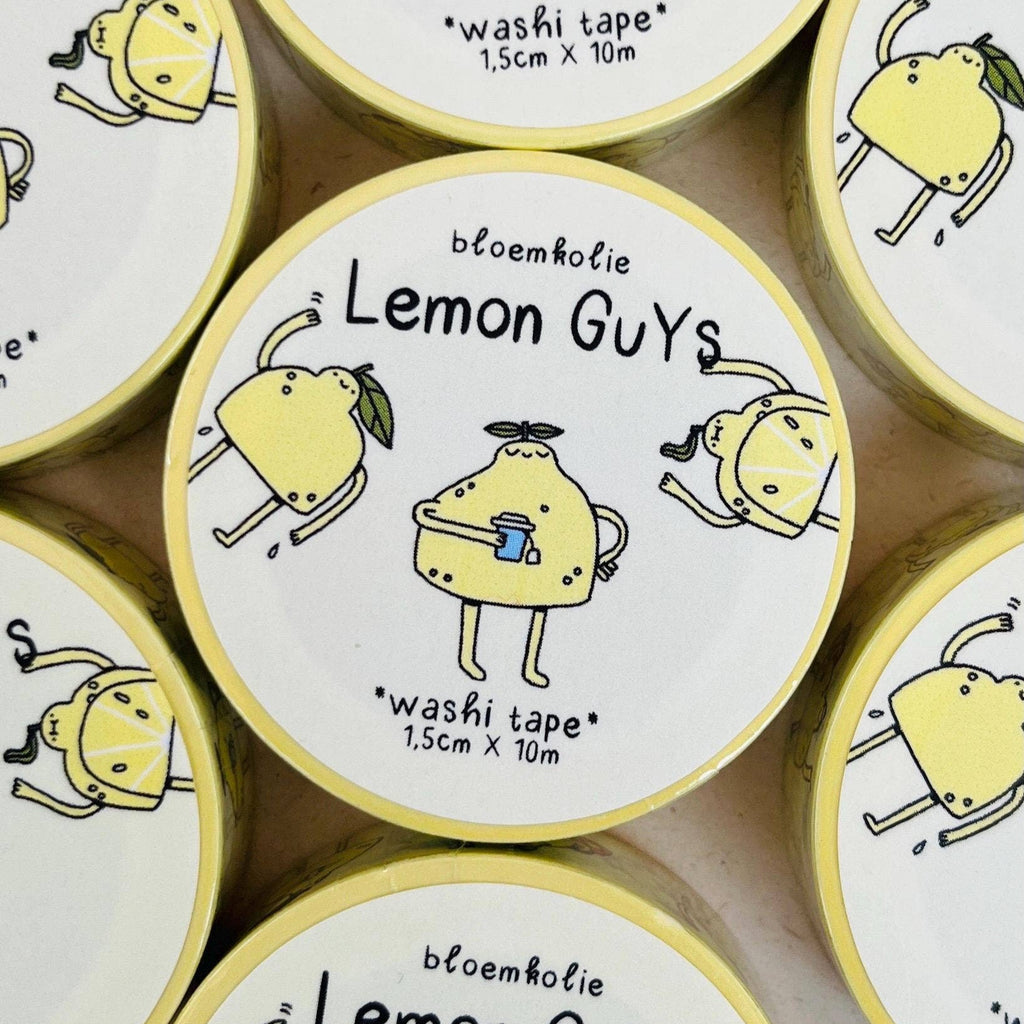 Lemon Guys Washi Tape - Freshie & Zero Studio Shop