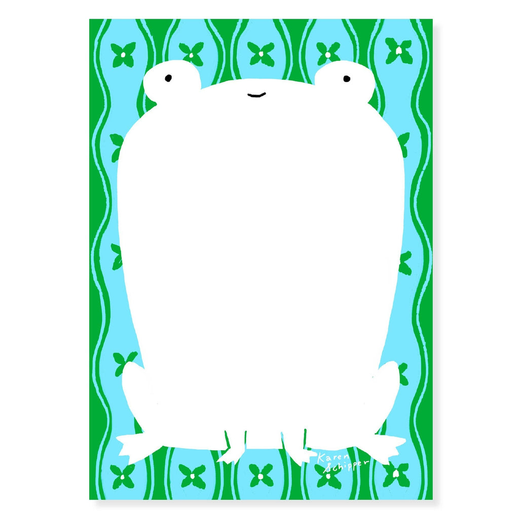 Frances Frog Cute Animal Notepad - Freshie & Zero Studio Shop