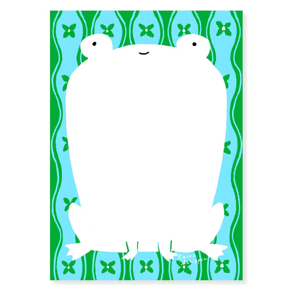 Frances Frog Cute Animal Notepad - Freshie & Zero Studio Shop