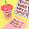 Sausage Dogs Sparkly Sticker Sheet - Freshie & Zero Studio Shop
