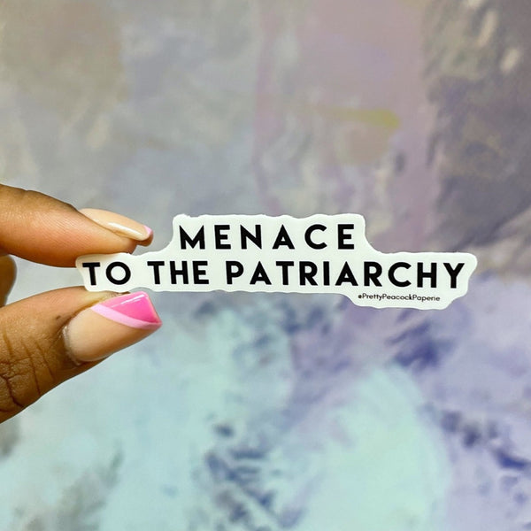 Menace to the Patriarchy Sticker - Freshie & Zero Studio Shop