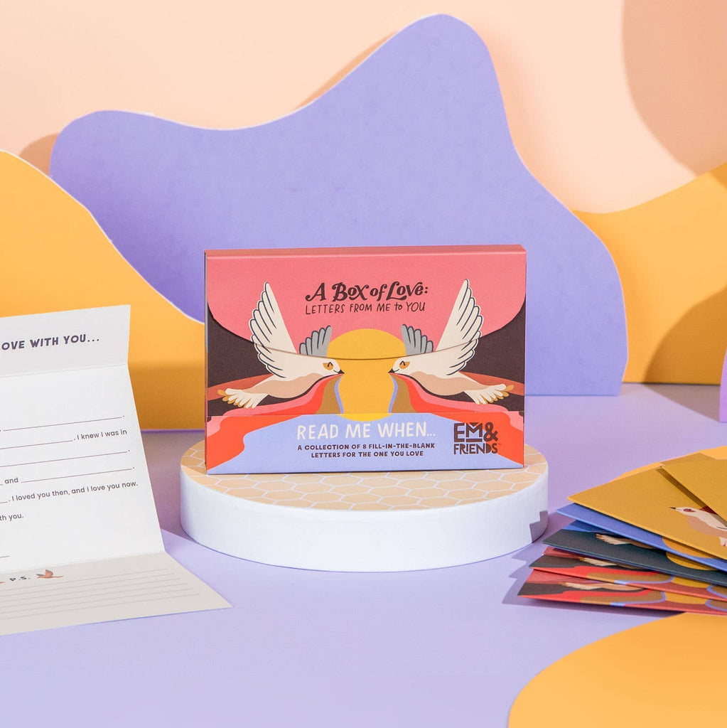 A Box of Love: Letters to Fill In From Me to You - Freshie & Zero Studio Shop