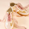 Sheer Ribbon Shoelaces - Mauve - Freshie & Zero Studio Shop