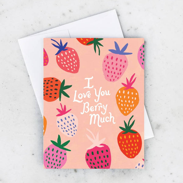 I Love You Berry Much Card by Idlewild - Freshie & Zero Studio Shop