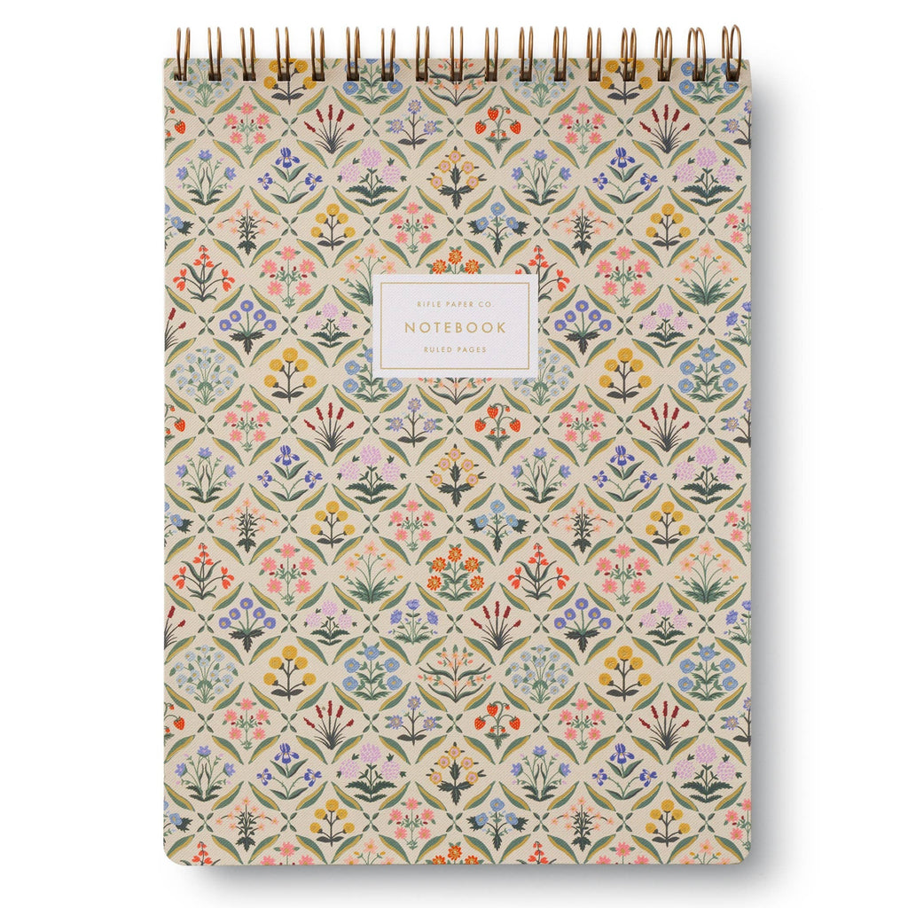 Floral Estee Top Spiral Notebook - Large - Freshie & Zero Studio Shop