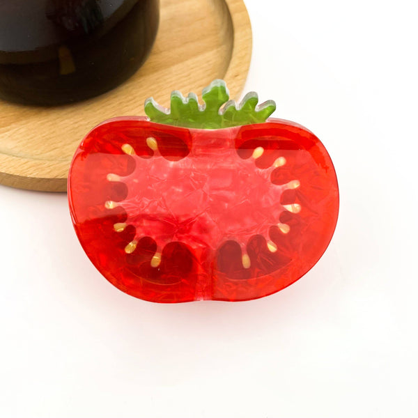 Heirloom Tomato Claw Clip - Freshie & Zero Studio Shop