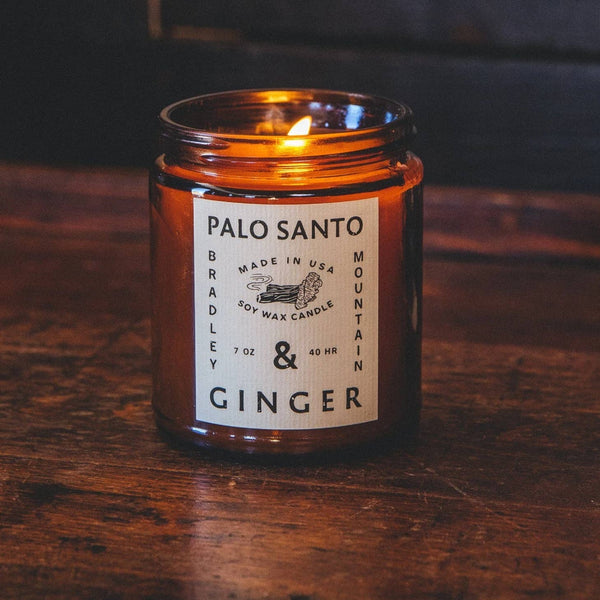 Palo Santo & Ginger Candle by Bradley Mountain - Freshie & Zero Studio Shop