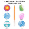 Bold & Bright Acrylic Gel Pen Coloring Kit: Forest - Freshie & Zero Studio Shop