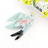 Flying Swallow Claw Clip, Acetate Hair Clip: Blue - Freshie & Zero Studio Shop