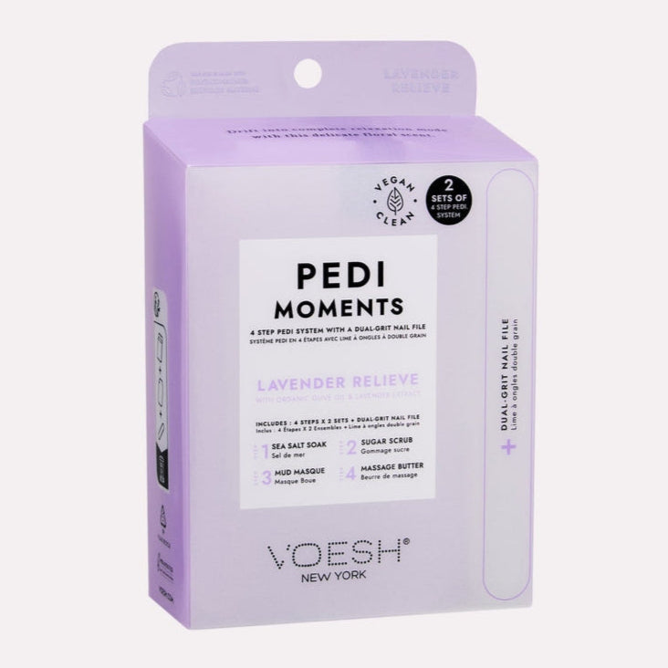 Pedi Moments Duo by Voesh: Lavender Relieve - Freshie & Zero Studio Shop