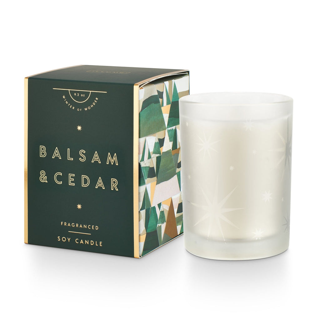 Illume Candle: Balsam & Cedar Gifted Glass Candle - Freshie & Zero Studio Shop