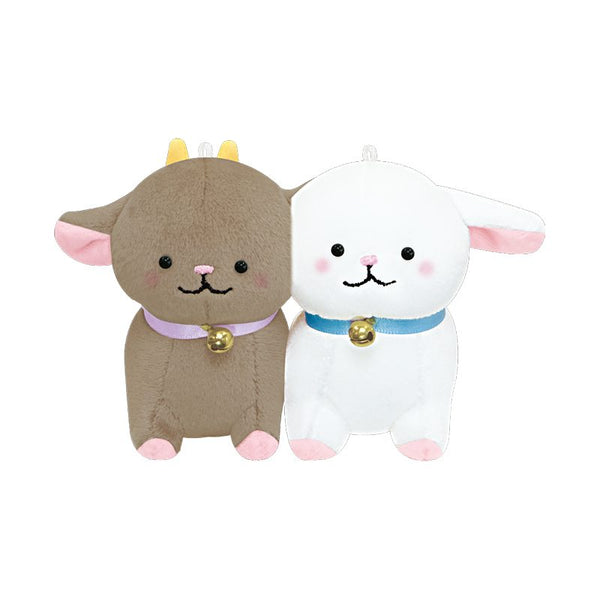 Spoon Inc Plush Best Friends keychain charms featuring soft, colorful plush characters on a metal keyring.