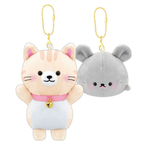 Soft plush best friends keychain charms by Spoon Inc featuring adorable animal designs and colorful detailing.