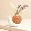 Tiny Snail Ceramic Bud Vase - Freshie & Zero Studio Shop