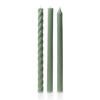 Taper Candles Set of 3 - Sage Green - Freshie & Zero Studio Shop