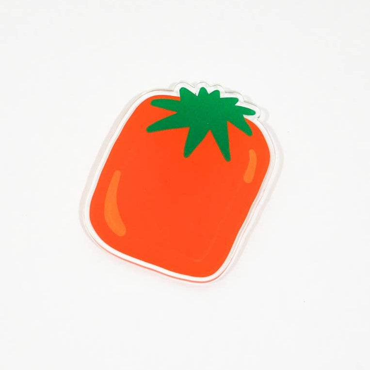 Oblong Tomato Acrylic Magnet - Freshie & Zero Studio Shop
