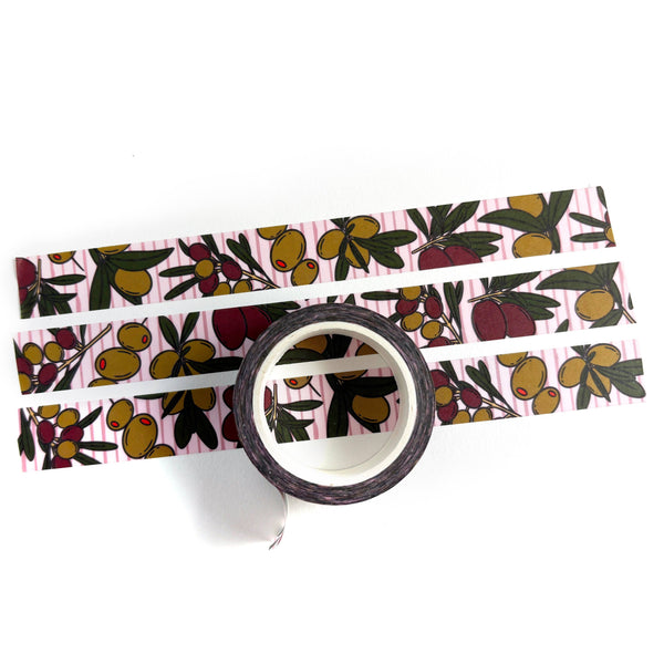 Olives Washi Tape - Freshie & Zero Studio Shop