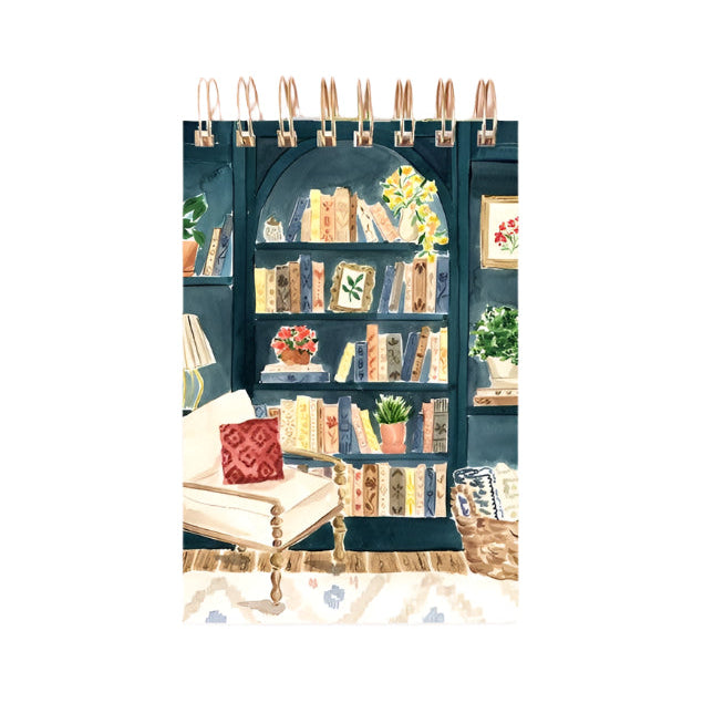 Small Spiral Notebook: Reading Nook - Freshie & Zero Studio Shop