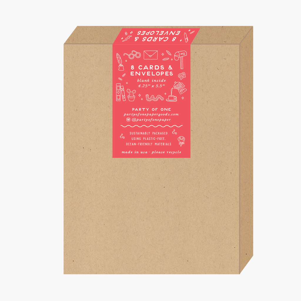 Boxed Jingle Cats Holiday Cards - Set of 8 - Freshie & Zero Studio Shop