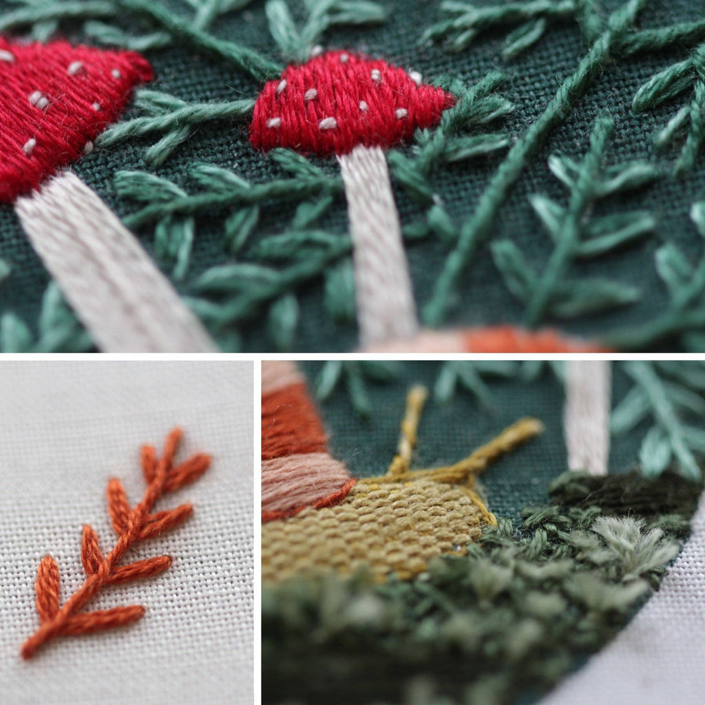 Learn Embroidery, Forest Floor | Beginner - Freshie & Zero Studio Shop