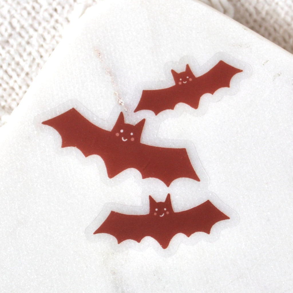 Smiling Bats Sticker - Freshie & Zero Studio Shop