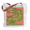 Eat Fascists Gator Canvas Tote Bag by Idlewild - Freshie & Zero Studio Shop