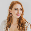 Leopard Handmade Ceramic Statement Earrings - Freshie & Zero Studio Shop