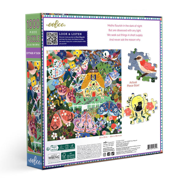Cottage at Dusk 1000 Piece Puzzle - Freshie & Zero Studio Shop