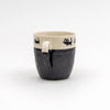 Stoneware Silly Cat Mug | Black and Beige - Freshie & Zero Studio Shop