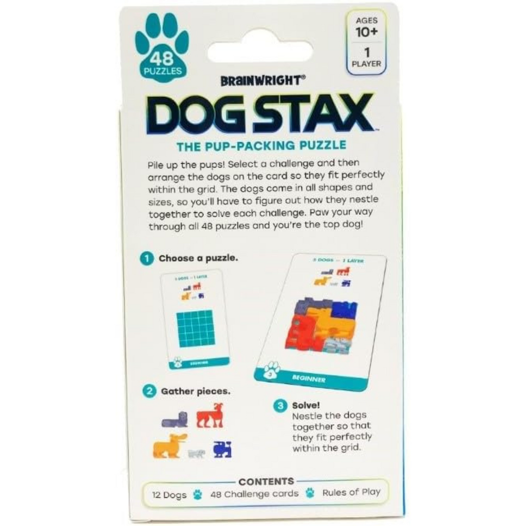 Dog Stax The Pup Packing Puzzle Family Game - Freshie & Zero Studio Shop