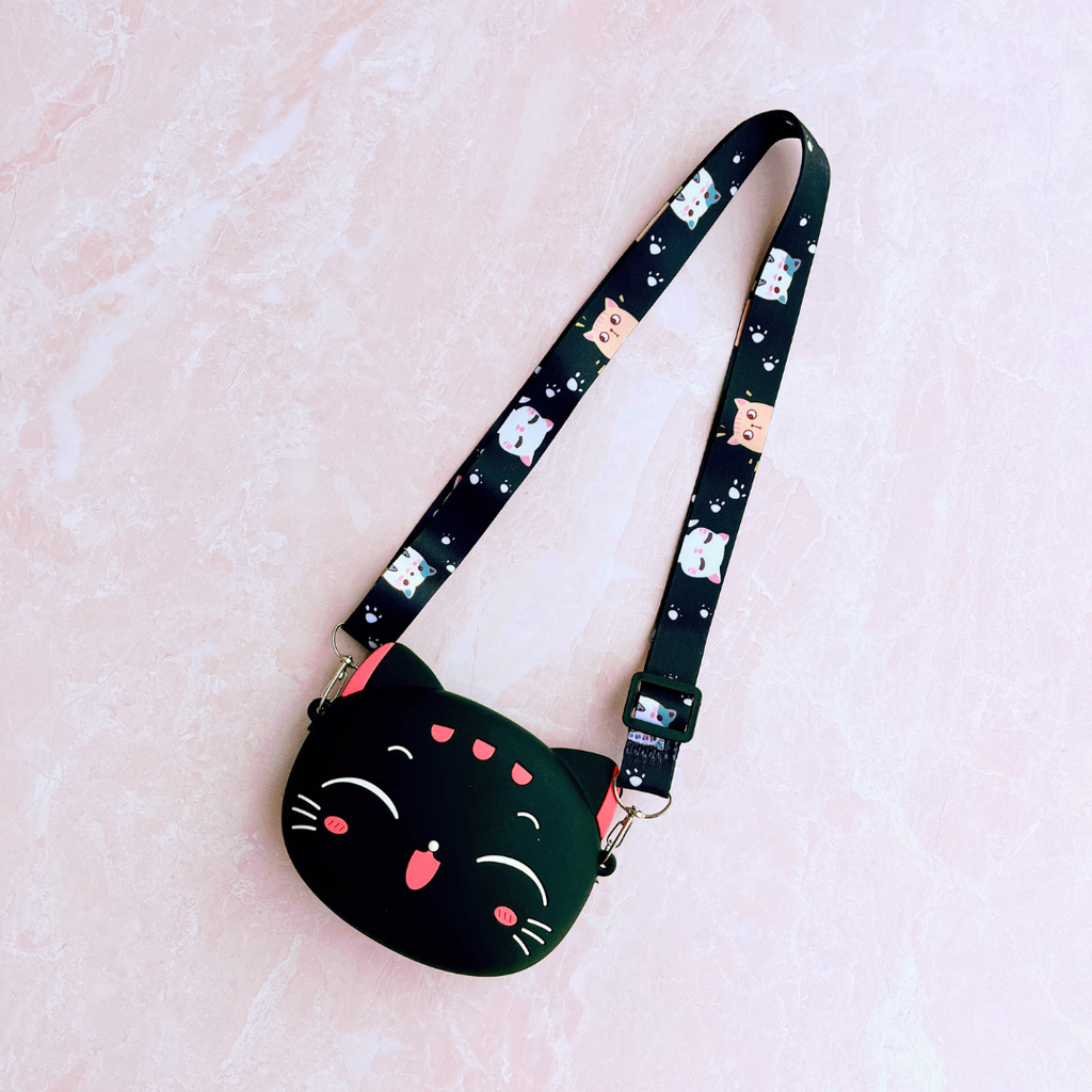 Happy Cat Small Kawaii Pouch - Freshie & Zero Studio Shop