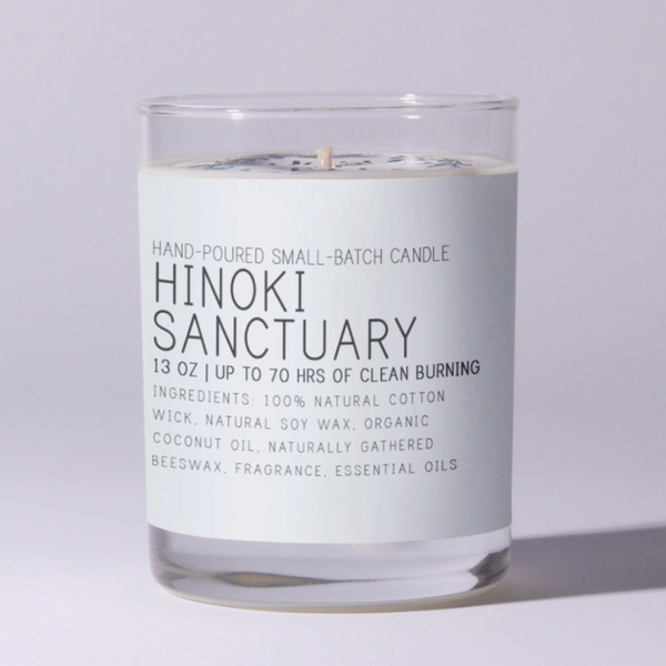 Hinoki Sanctuary 7oz Just Bee Candle - Freshie & Zero Studio Shop