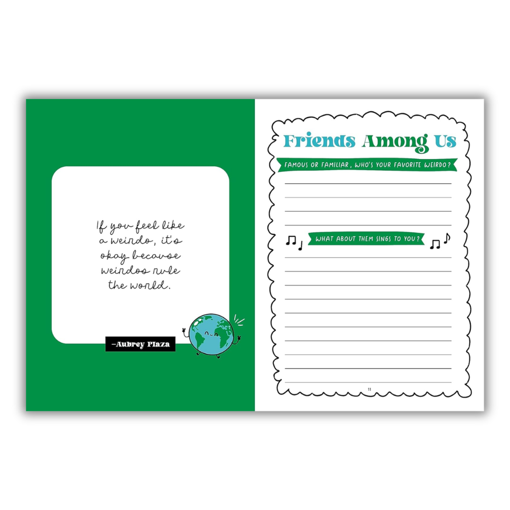 Flawsome: A Journal To Embrace Your Lovable Inner Weirdo - Freshie & Zero Studio Shop