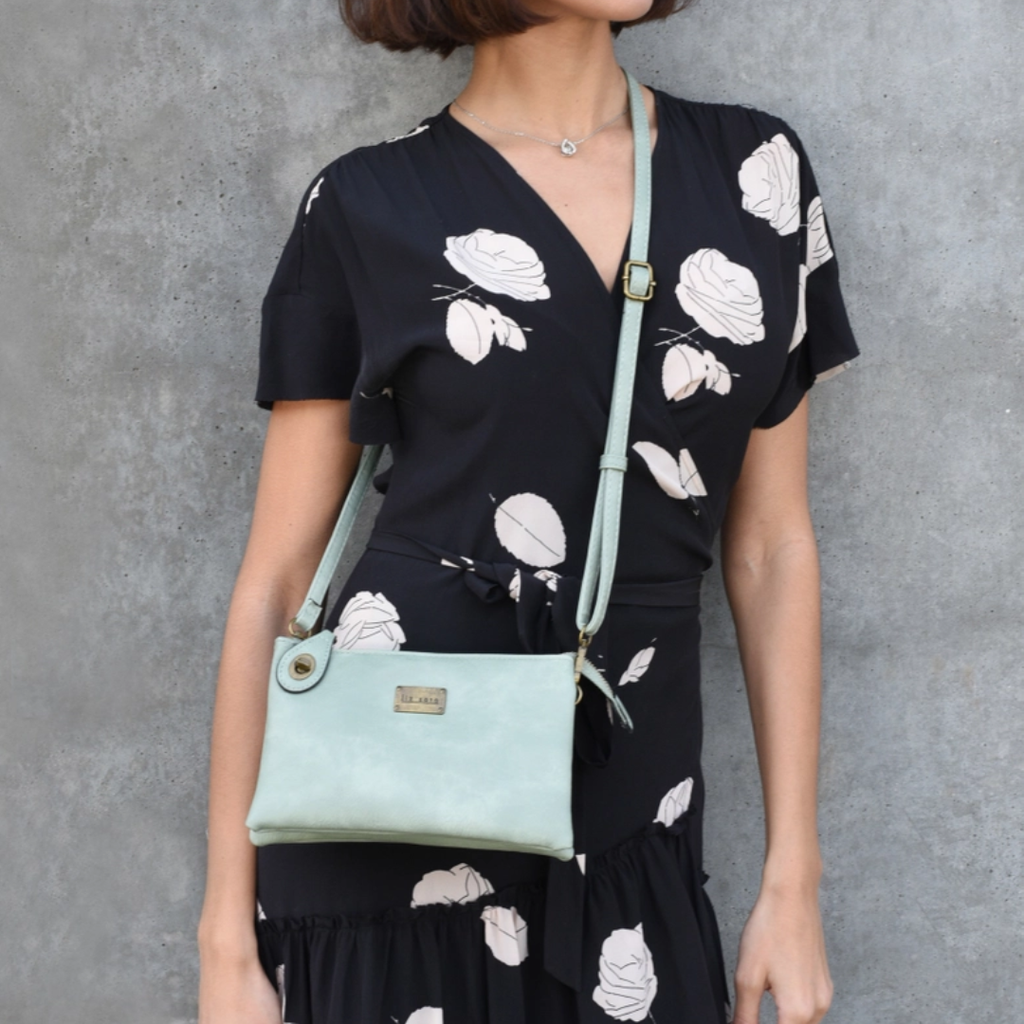 Ella Compact Crossbody or Wristlet by Liz Soto - Freshie & Zero Studio Shop