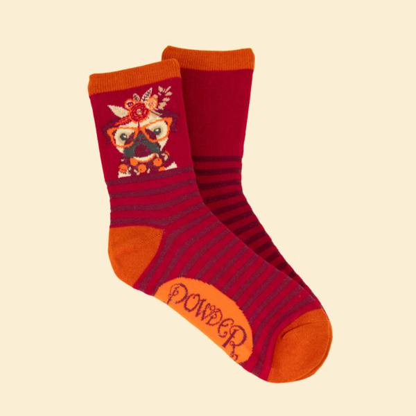 Pug Ankle Socks by Powder UK - Freshie & Zero Studio Shop