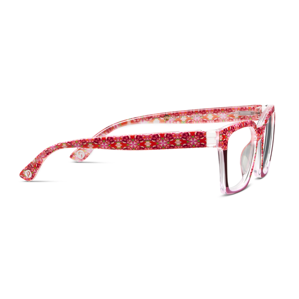 Peepers x Laura Park Reading Glasses: Birdie/Rose Hill Cottage Colorblock - Freshie & Zero Studio Shop