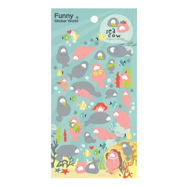 Kawaii Puffy Stickers Sheet - Freshie & Zero Studio Shop